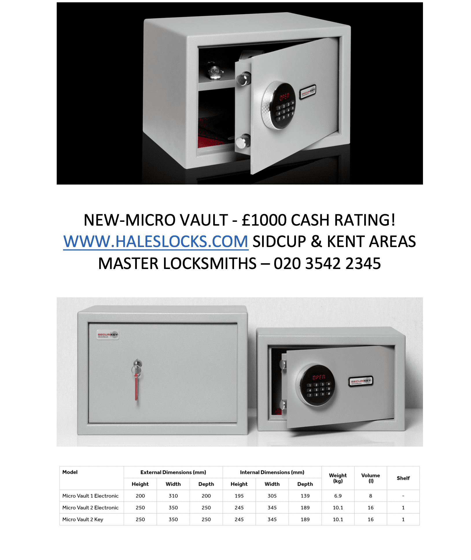 haleslocks micro safe 36