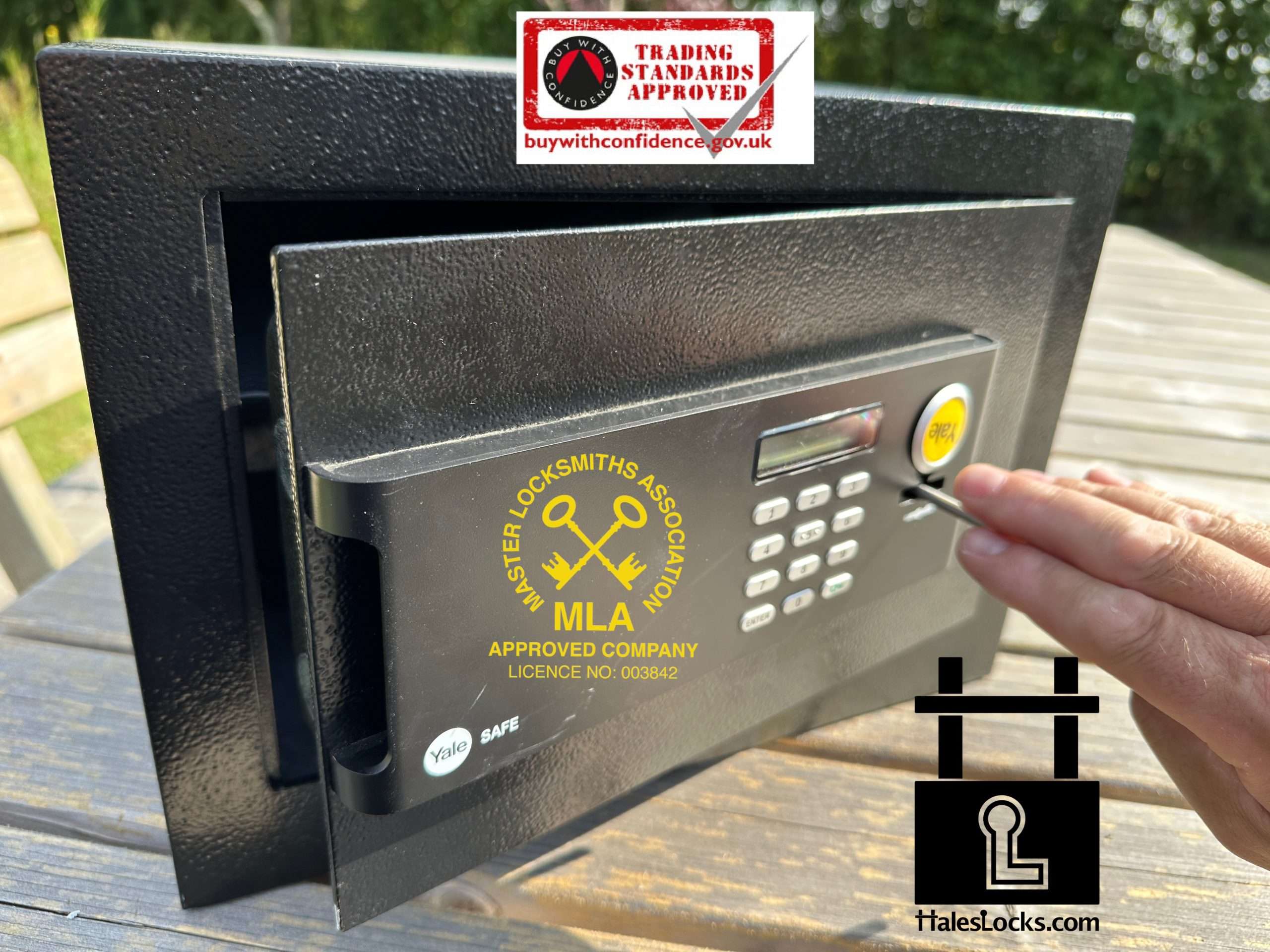 Safes opened