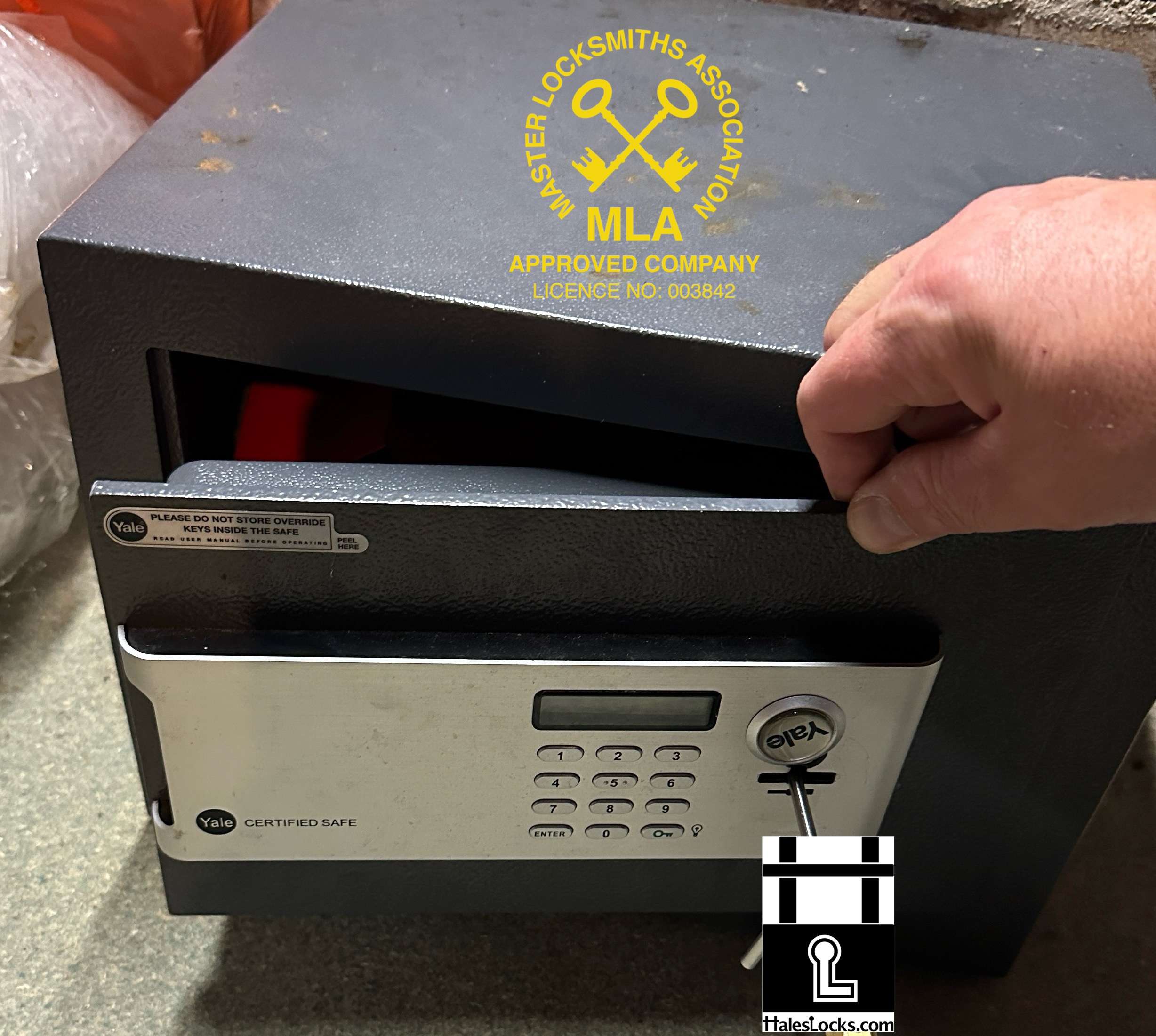 Safes opened