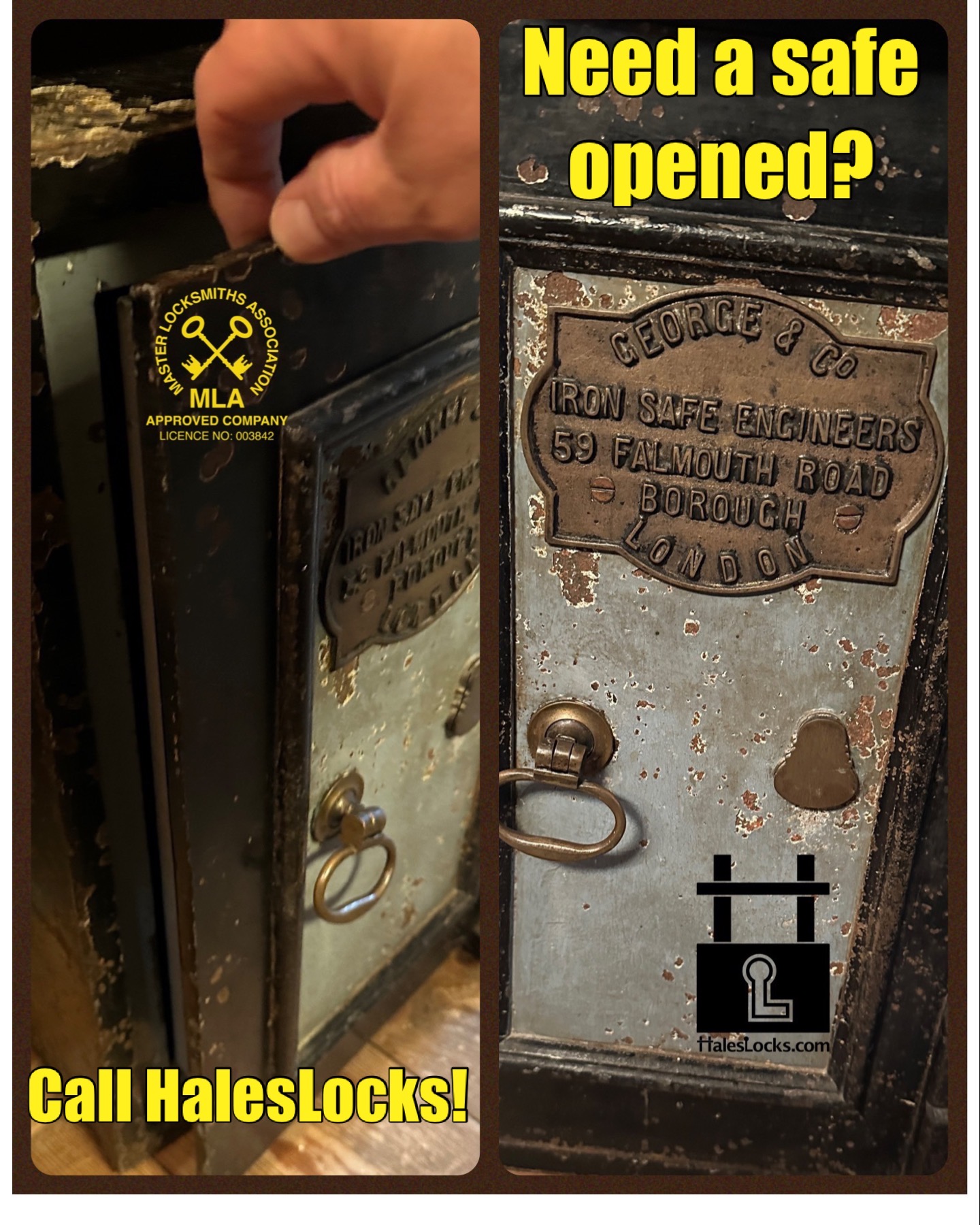 Old safes opened
