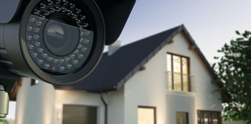 Infrared-CCTV-camera-installed-in-Sidcup-home